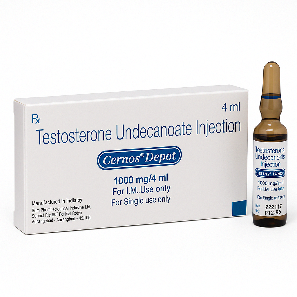 서노스 디포 (테스토스테론 운데카노에이트 Testosterone undecanoate 1000mg/4ml)